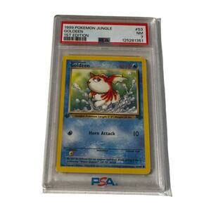 1999 PSA 7 Pokemon Jungle Goldeen 1st Edition #53 Graded
